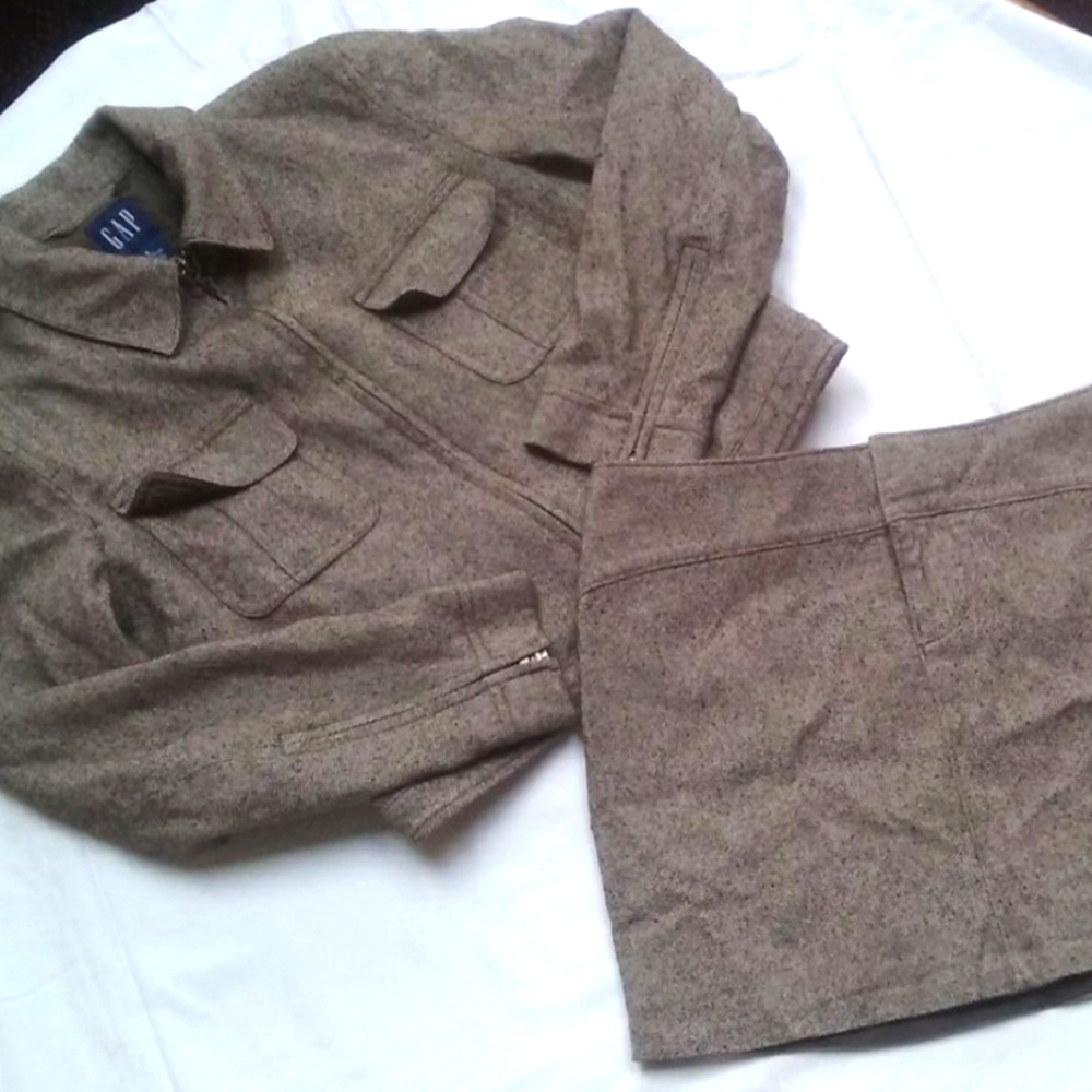 GAP Wool Skirt Suit Co-ord Set